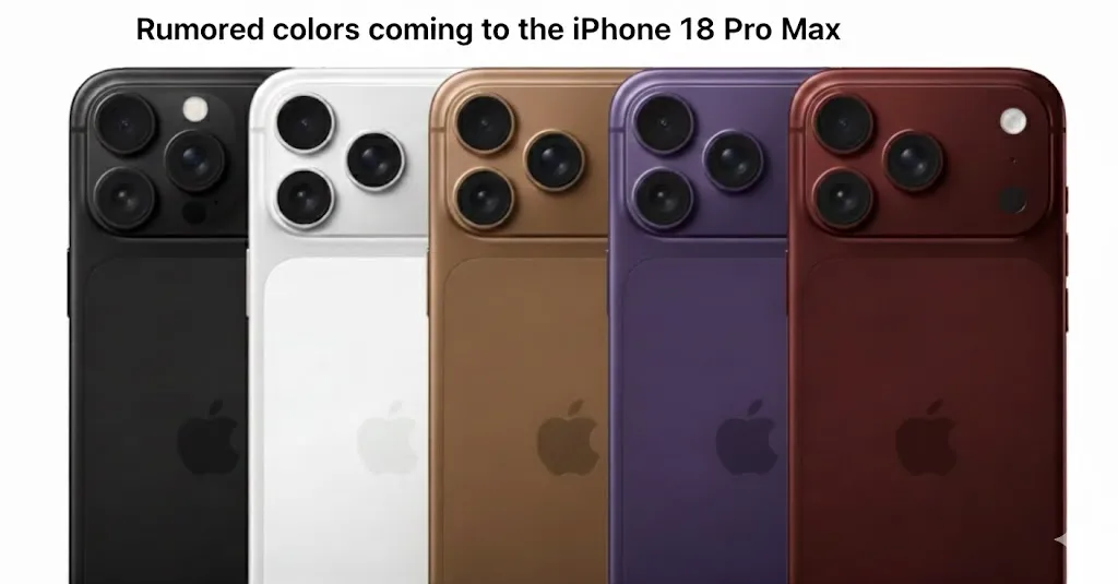 iPhone 18 leaks