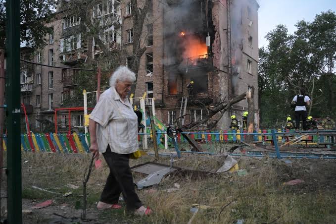 Kyiv Hit by Massive Russian Missile and Drone Attack